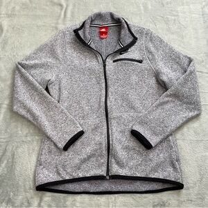 Nike Sportswear NSW Jacket XL Womens Summit Tech Fleece Sweater Knit Gray